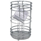Wholesale - Double Wire Grid Utensil Crock C/P 48, UPC: 195010013093
